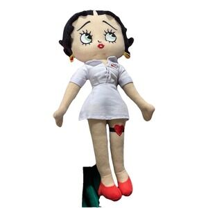 SUGAR LOAF 15" BETTY BOOP NURSE PLUSH STUFFED DOLL 2014
